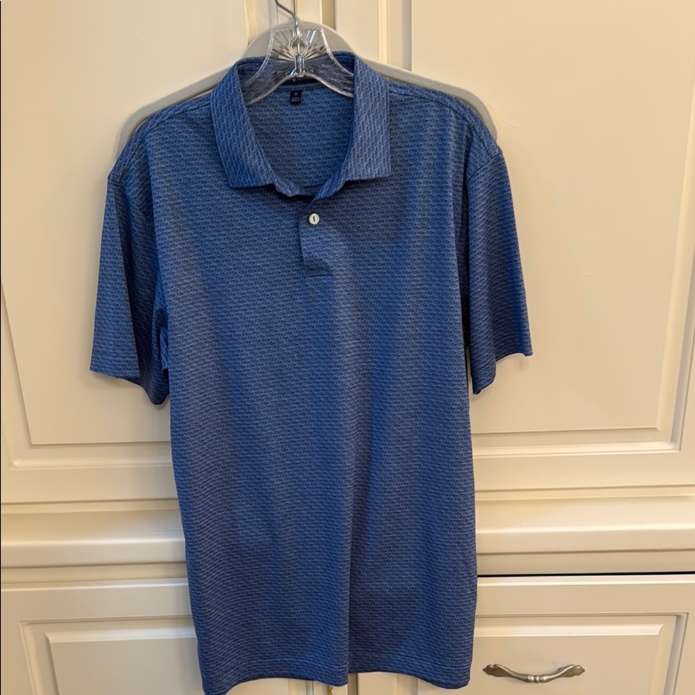 Peter Millar Blue Polo Shirt Classic Design